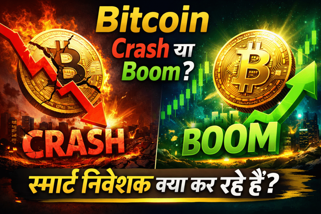 Bitcoin Crash या Boom? आज स्मार्ट निवेशक क्या कर रहे हैं